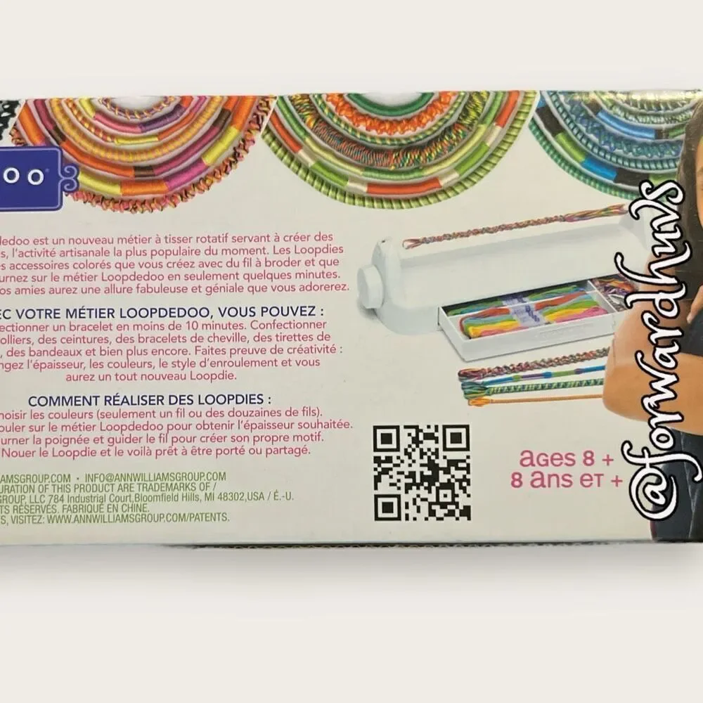 LoopDeDoo Spinning Loom with Embroidery Thread